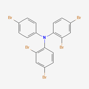 2,4-Dibromo-N-(4-bromophenyl)-N-(2,4-dibromophenyl)aniline