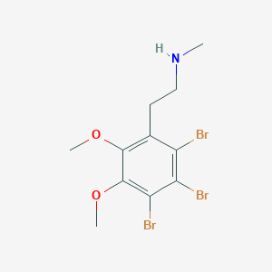 molecular formula C11H14Br3NO2 B1250332 卷积胺 H 