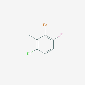 2-Bromo-4-chloro-1-fluoro-3-methylbenzene