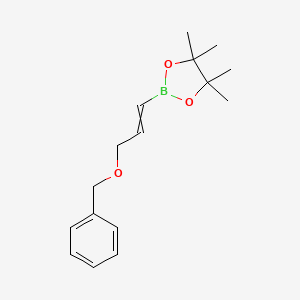 2-[(E)-3-benzyloxyprop-1-enyl]-4,4,5,5-tetramethyl-1,3,2-dioxaborolane