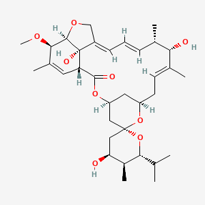 molecular formula C34H50O9 B1250338 阿维菌素A2b去糖苷 