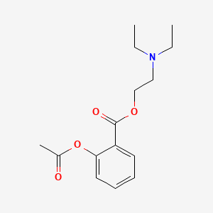 B1250343 2-(Diethylamino)ethyl 2-(acetyloxy)benzoate CAS No. 7194-12-9