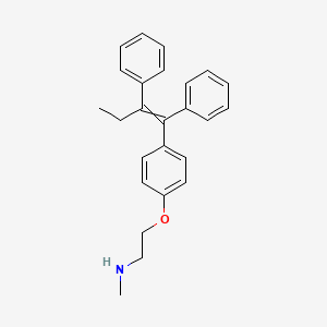 {2-[4-(1,2-Diphenylbut-1-en-1-yl)phenoxy]ethyl}(methyl)amine