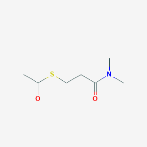 S-(3-(Dimethylamino)-3-oxopropyl) ethanethioate