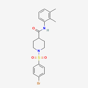 1-[(4-bromophenyl)sulfonyl]-N-(2,3-dimethylphenyl)piperidine-4-carboxamide