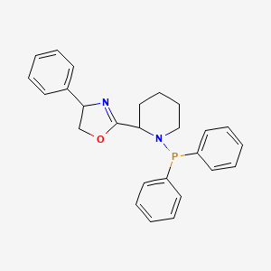 1-(Diphenylphosphanyl)-2-(4-phenyl-4,5-dihydro-1,3-oxazol-2-yl)piperidine