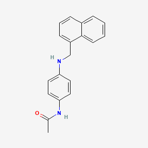 N-{4-[(naphthalen-1-ylmethyl)amino]phenyl}acetamide