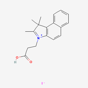 3-(2-Carboxyethyl)-1,1,2-trimethyl-1H-benzo[e]indol-3-ium iodide