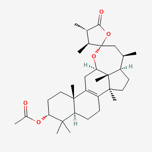 molecular formula C33H50O5 B1250366 福木内酯 A 