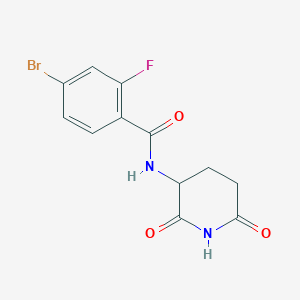 4-bromo-N-(2,6-dioxopiperidin-3-yl)-2-fluorobenzamide