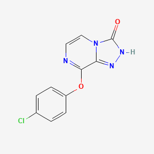 8-(4-chlorophenoxy)[1,2,4]triazolo[4,3-a]pyrazin-3(2H)-one