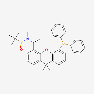 N-{1-[5-(diphenylphosphanyl)-9,9-dimethylxanthen-4-yl]ethyl}-N,2-dimethylpropane-2-sulfinamide