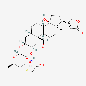 molecular formula C31H41NO9S B1250377 2''-氧沃鲁沙林 
