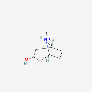 molecular formula C8H16NO+ B1250383 Pseudotropinium 