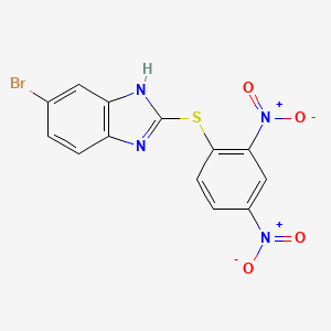 6-bromo-2-[(2,4-dinitrophenyl)sulfanyl]-1H-benzimidazole