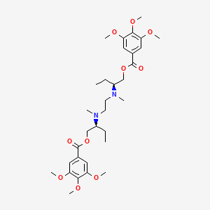 molecular formula C32H48N2O10 B1250395 Butobendine CAS No. 55769-65-8