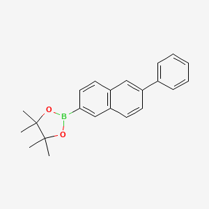 4,4,5,5-Tetramethyl-2-(6-phenylnaphthalen-2-yl)-1,3,2-dioxaborolane