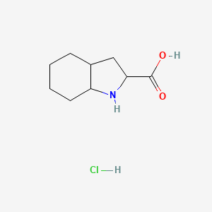 2,3,3a,4,5,6,7,7a-octahydro-1H-indole-2-carboxylic acid hydrochloride