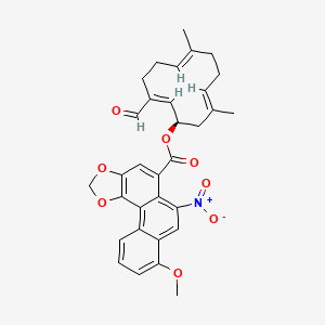 molecular formula C32H31NO8 B1250403 Aristoloterpenate-I 