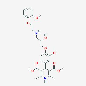 molecular formula C30H38N2O9 B1250405 labedipinedilol A 