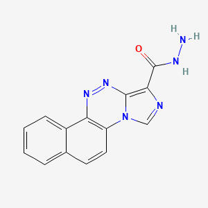 molecular formula C14H10N6O B12504121 Imidazo[5,1-c]naphtho[2,1-e][1,2,4]triazine-1-carbohydrazide 