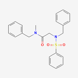 N,N~2~-dibenzyl-N-methyl-N~2~-(phenylsulfonyl)glycinamide