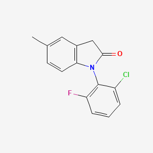 1-(2-Chloro-6-fluorophenyl)-5-methyl-1H-indole-2(3H)-one