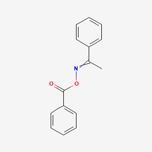 (1-Phenylethylideneamino) benzoate