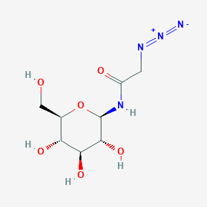 2-Azido-N-((2R,3R,4S,5S,6R)-3,4,5-trihydroxy-6-(hydroxymethyl)-tetrahydro-2H-pyran-2-YL)acetamide