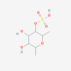 (4,5-Dihydroxy-2,6-dimethyloxan-3-yl)oxidanesulfonic acid