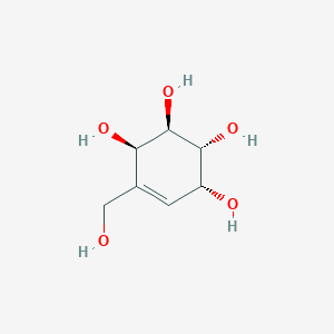 (1R,2R,3R,4R)-5-(hydroxymethyl)cyclohex-5-ene-1,2,3,4-tetrol
