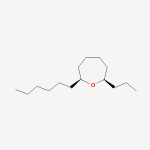 (2S,7R)-2-hexyl-7-propyloxepane