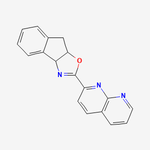 2-{3aH,8H,8aH-indeno[1,2-d][1,3]oxazol-2-yl}-1,8-naphthyridine