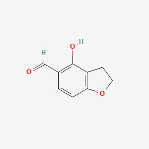 4-Hydroxy-2,3-dihydrobenzofuran-5-carbaldehyde