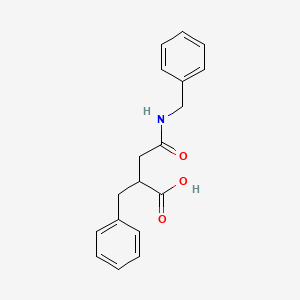 2-Benzyl-4-(benzylamino)-4-oxobutanoic acid