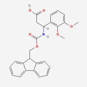 3-(2,3-dimethoxyphenyl)-3-{[(9H-fluoren-9-ylmethoxy)carbonyl]amino}propanoic acid