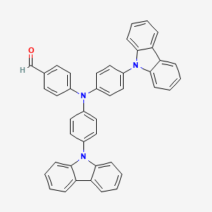 4-(Bis(4-(9H-carbazol-9-yl)phenyl)amino)benzaldehyde