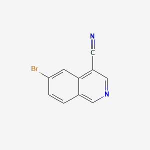 6-Bromoisoquinoline-4-carbonitrile