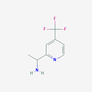 1-(4-(Trifluoromethyl)pyridin-2-yl)ethan-1-amine