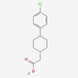 2-(trans-4-(4-Chlorophenyl)cyclohexyl)acetic acid