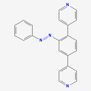 (e)-4,4'-(2-(Phenyldiazenyl)-1,4-phenylene)dipyridine