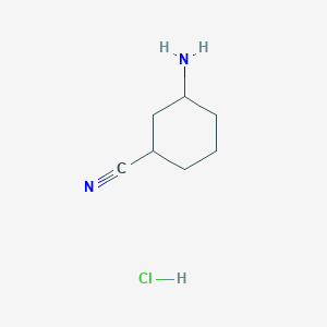 3-Aminocyclohexane-1-carbonitrile hydrochloride