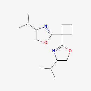 4-Isopropyl-2-[1-(4-isopropyl-4,5-dihydro-1,3-oxazol-2-yl)cyclobutyl]-4,5-dihydro-1,3-oxazole