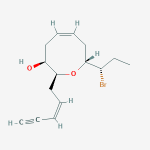 molecular formula C15H21BrO2 B1250470 Prelaureatin 