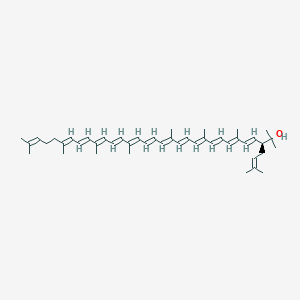 molecular formula C45H64O B1250471 Isopentenyldehydrorhodopin 