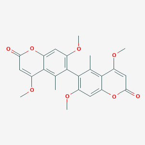 molecular formula C24H22O8 B1250473 异苦藤宁 A 