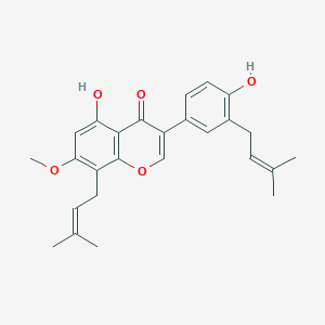 molecular formula C26H28O5 B1250475 7-O-Methylisolupalbigenin 