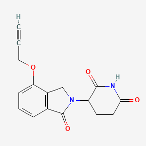 3-(1-Oxo-4-(prop-2-yn-1-yloxy)isoindolin-2-yl)piperidine-2,6-dione