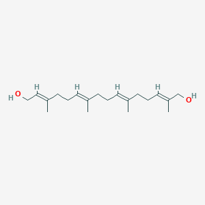 molecular formula C20H34O2 B1250485 16-Hydroxygeranylgeraniol 