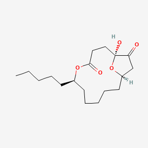 molecular formula C18H30O5 B1250487 Gloeosporone 